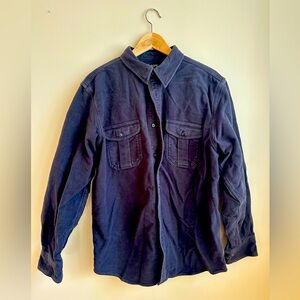 Filson Men’s flannel shirt, Navy, size L